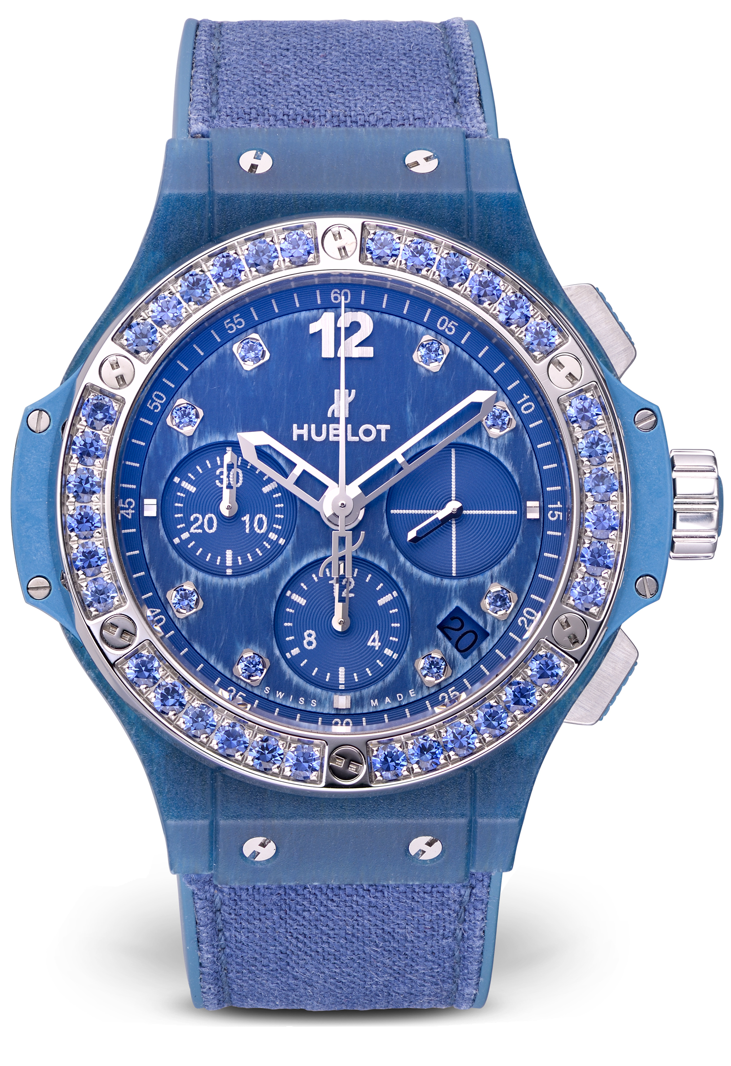 Швейцарские часы Hublot Big Bang Tutti Frutti Linen Blue 341.XL.2770.NR.1201(955) №3