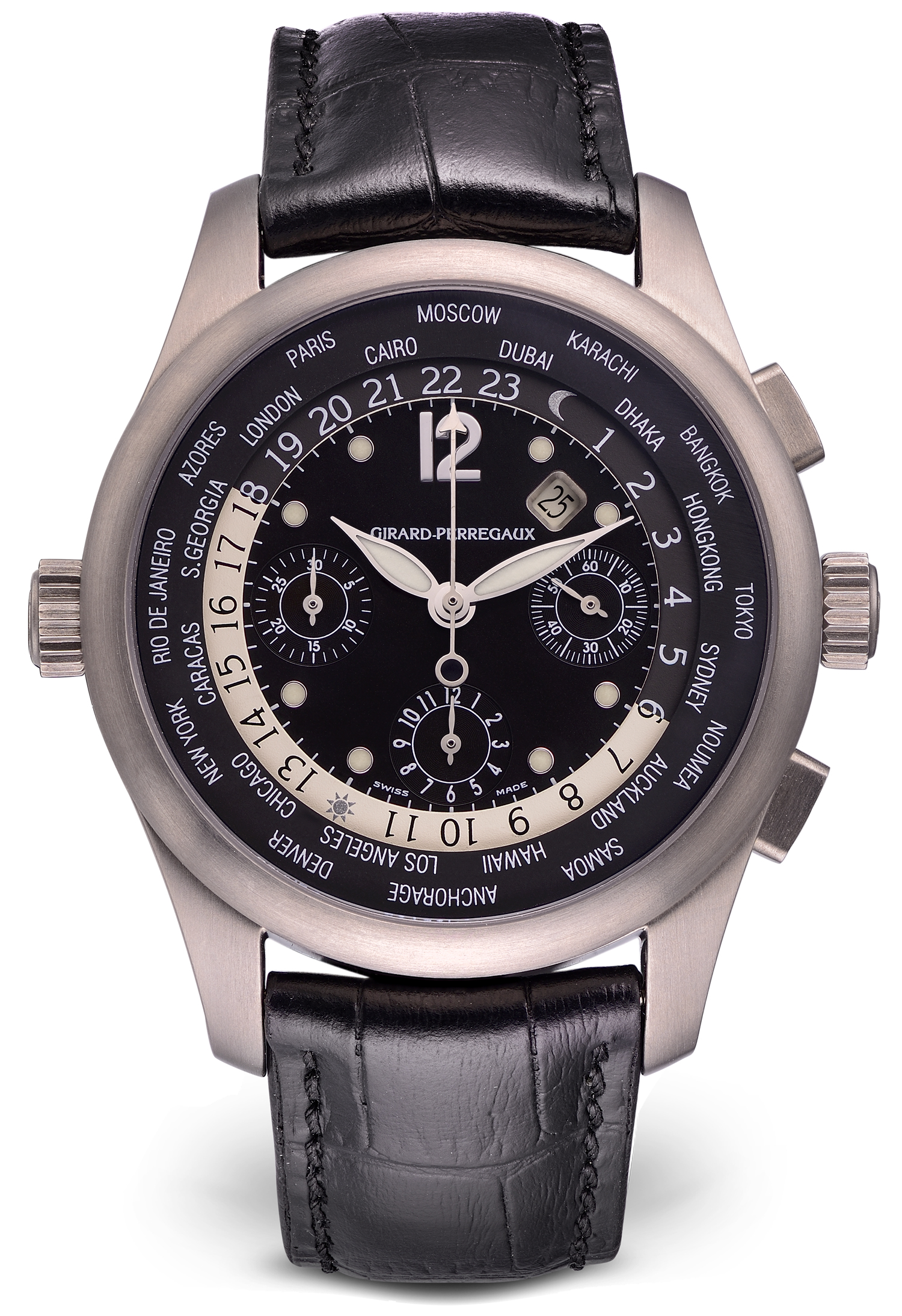 Швейцарские часы Girard-Perregaux WW.TC World Chronograph 4980(989) №2