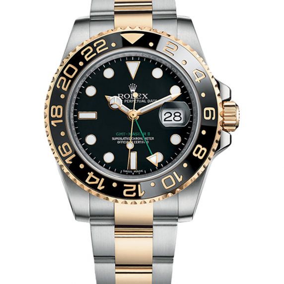 Швейцарские часы Rolex GMT-Master II 40mm Steel and Yellow Gold 116713LN(1019) №2