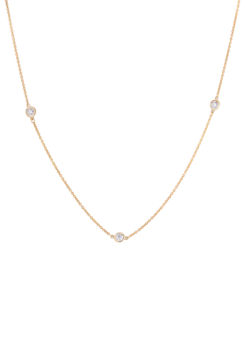 Колье Tiffany & Co Elsa Peretti Diamonds by the Yard Necklace(1259) №2