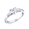 Кольцо Bvlgari Platinum Heart Diamond 1,04 ct D/SI1 Ring(1224) №1