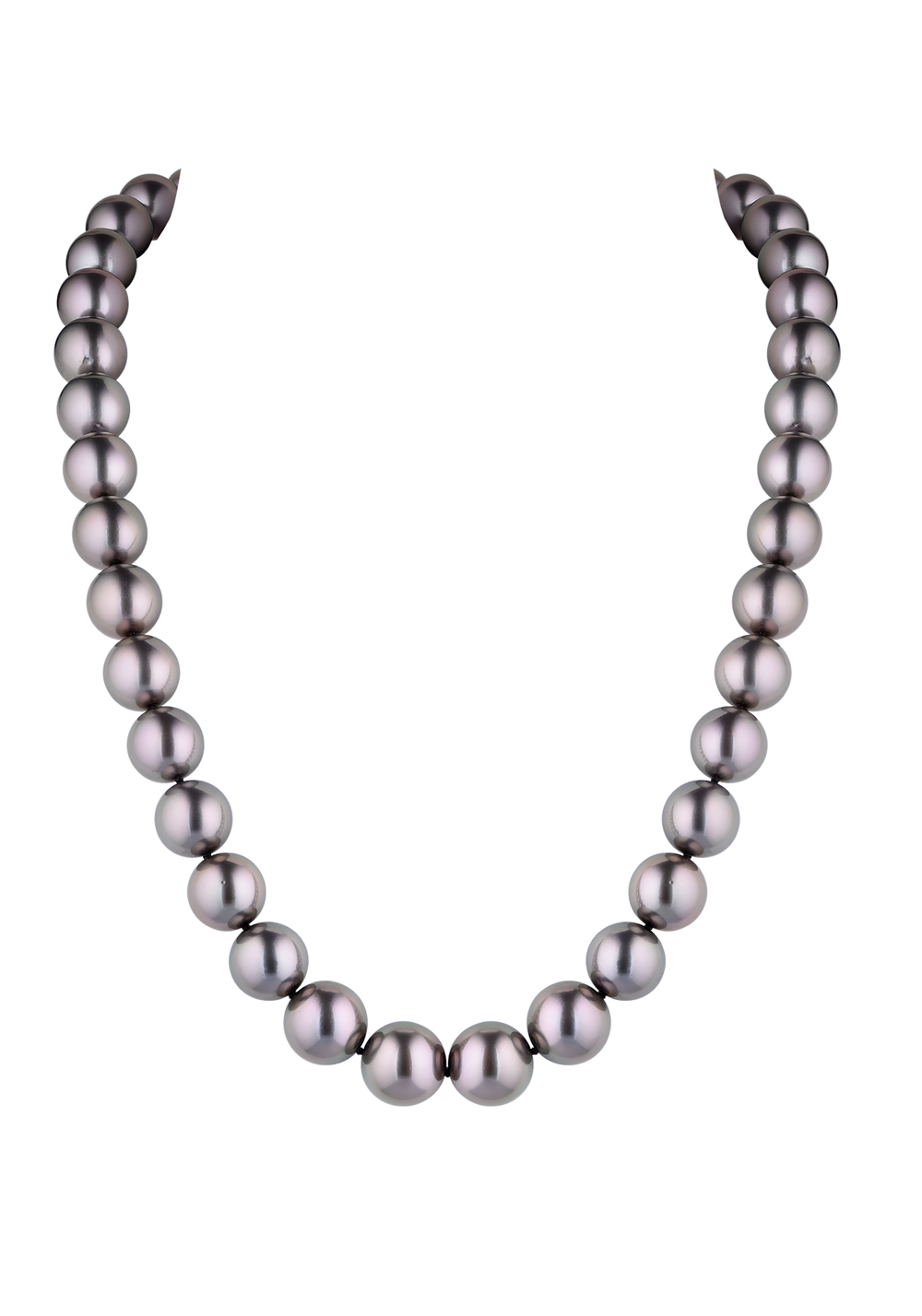 Колье Mikimoto Black South Sea Pearl Necklace XNG 10516(1252) №2