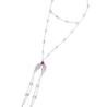  Yana Слейв-браслет из белого золота с бриллиантами и рубином 150/09W-0547(1436) №1