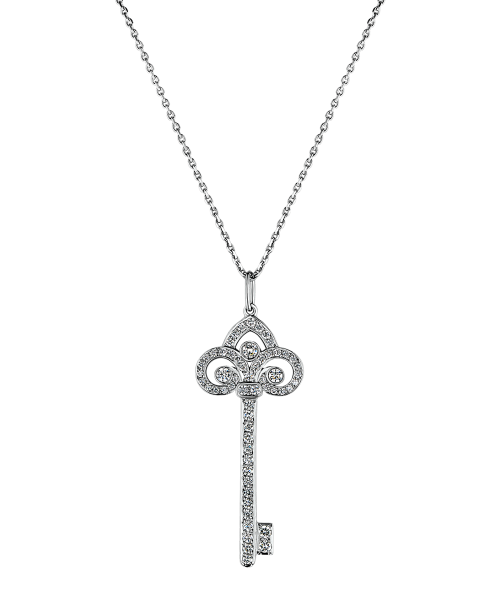 Подвеска Tiffany & Co Fleur de Lis Key Pendant(2771) №3