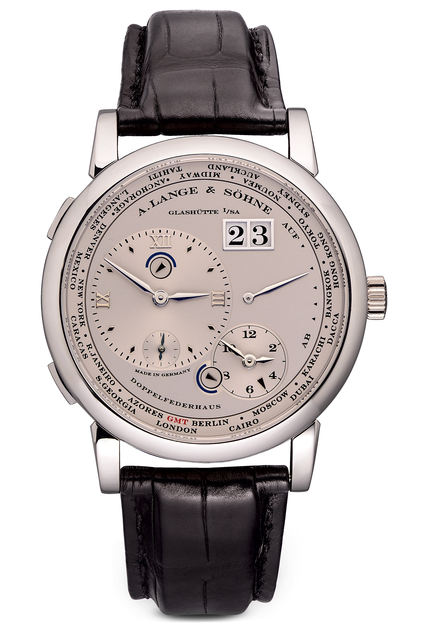 Швейцарские часы A Lange & Sohne A. LANGE & SOHNE LANGE1 TIME ZONE 116.025(3195) №3