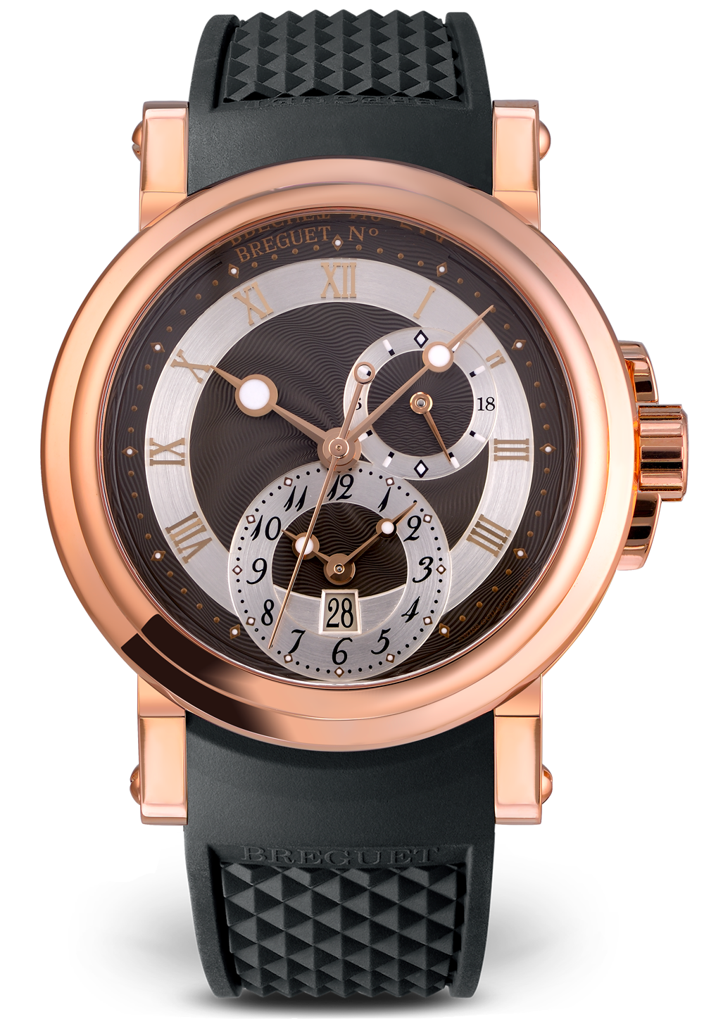 Швейцарские часы Breguet Marine Rose Gold Dual Time GMT 5857BR/Z2/5ZU(3353) №2