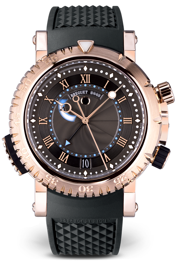 Швейцарские часы Breguet Marine Royale Alarm Rose Gold 5847BR/Z2/5ZV(6126) №2