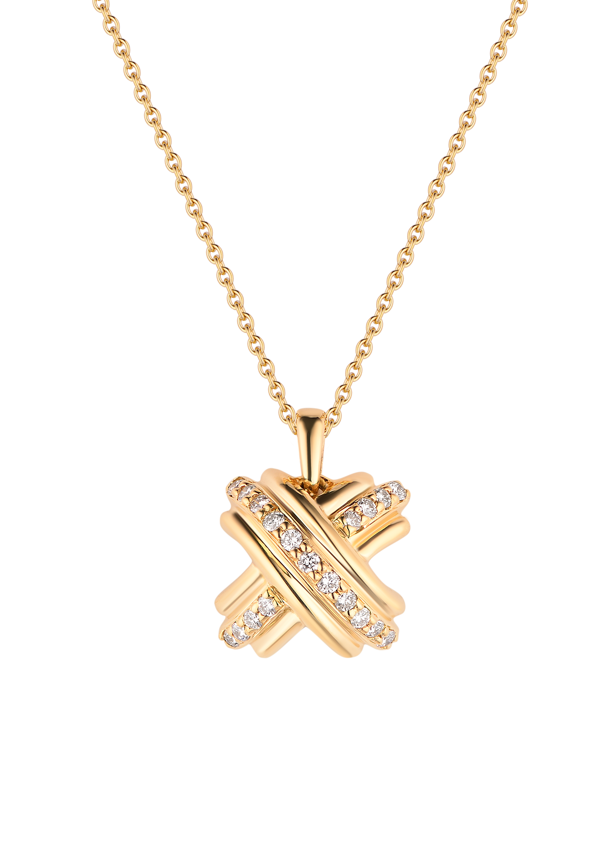  Tiffany & Co Signature Diamond Cross(6216) №2
