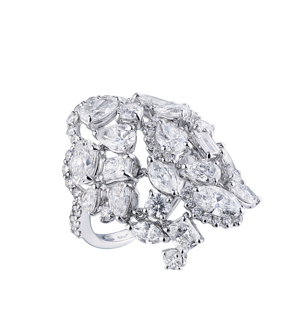 Кольцо Crivelli White Gold Diamonds Ring(17717) №3