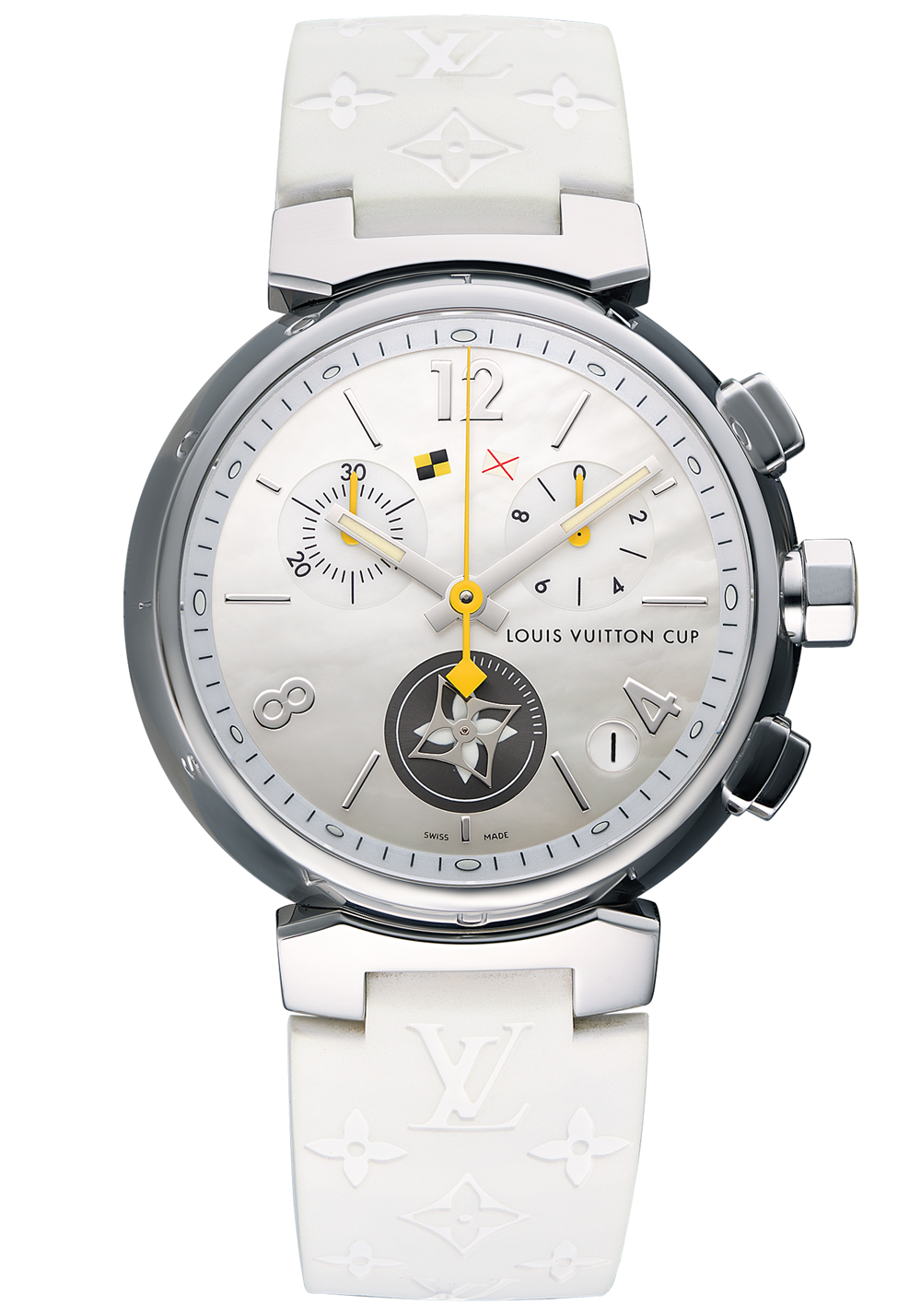 Швейцарские часы Louis Vuitton Ladies Tambour Lovely Cup Chrono MOP Dial S/Steel Q132C(20163) №3