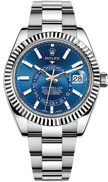 Швейцарские часы Rolex Sky-Dweller 42mm Steel and White Gold 326934-0003(20956) №2