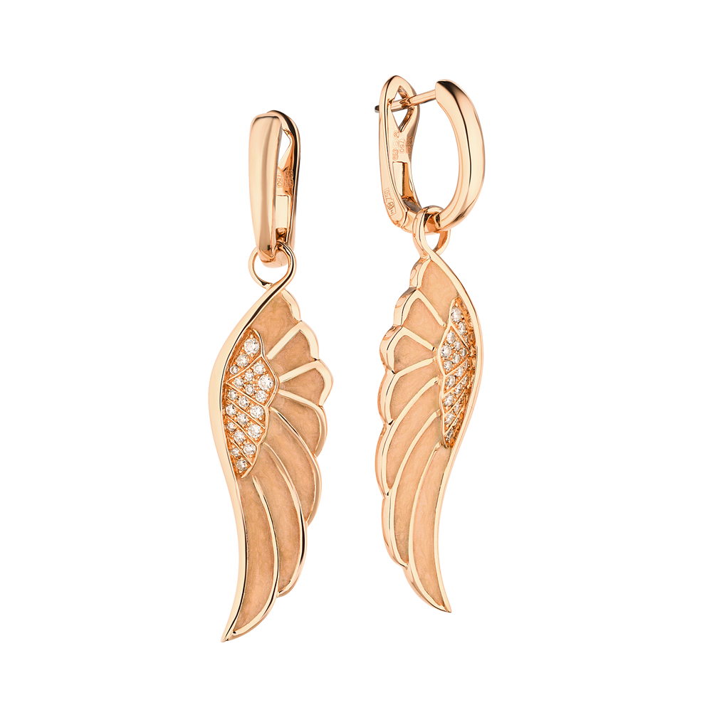 Серьги Garrard Wings Reflection Spring Enamel Earrings 2014698(23086) №2