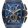 Швейцарские часы Cvstos Chrono II Blue Steel and Red Gold(24958) №1