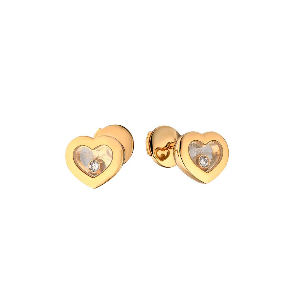 Серьги Chopard Happy Diamonds Icons Heart Earrings 83A054(24965) №2