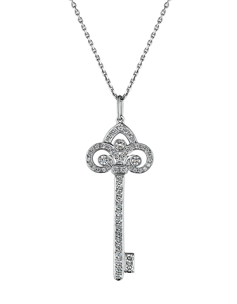 Подвеска Tiffany & Co Fleur de Lis Key(44016) №7