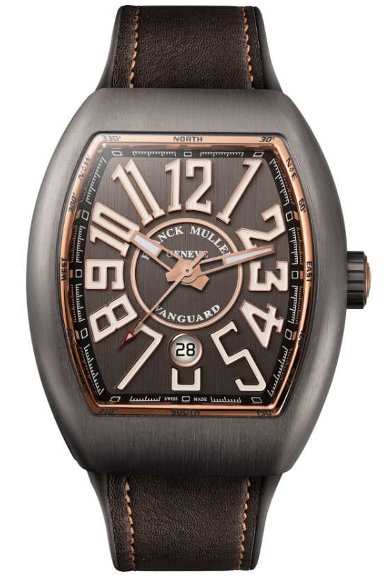 Швейцарские часы Franck Muller Vanguard Classical Titanium Brown V 45 SC DT (TTBR)(49761) №2