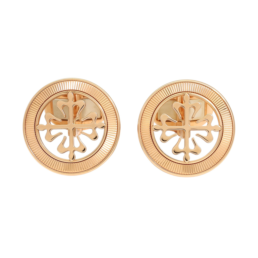 Запонки PATEK PHILIPPE Calatrava Cross Rose Gold Cufflinks 205.9089R5-001(55282) №2