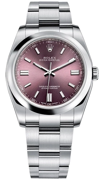 Швейцарские часы Rolex Oyster Perpetual «Red Grape» 116000-0010(56517) №2
