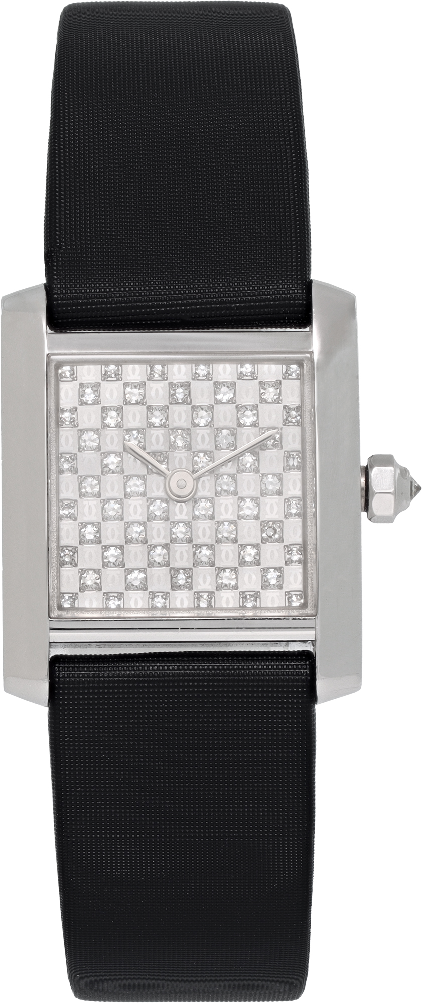 Швейцарские часы Cartier Tank Francaise White Gold Diamond Dial WE102631 (2517)(56281) №6