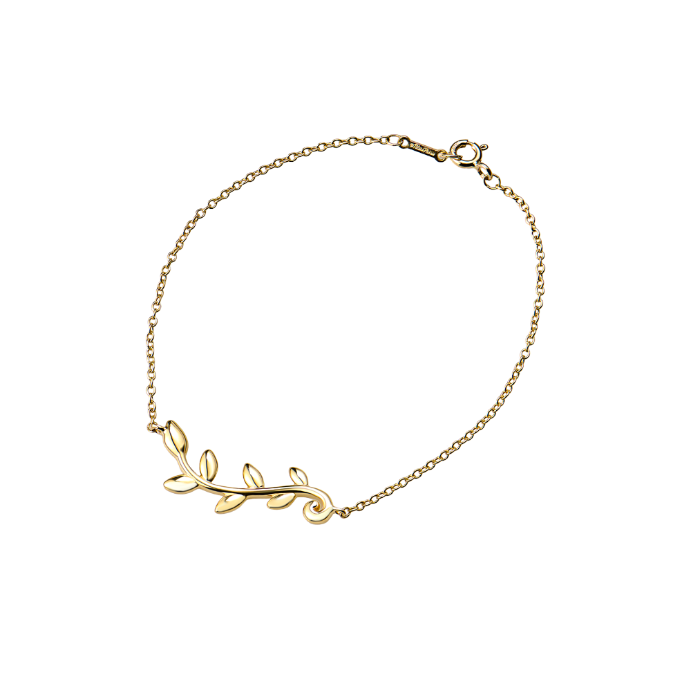 Браслет Tiffany & Co Paloma Picasso Olive Leaf Yellow Gold(55410) №2