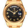 Швейцарские часы Rolex Day-Date II 41mm Yellow Gold Wave Arabic Dial 218238(13498) №1