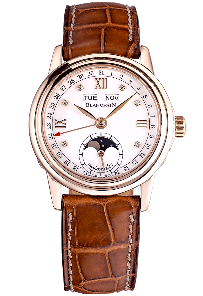 Швейцарские часы Blancpain Leman Ladies Moonphase & Complete Calendar 34mm 2360-3691A-55(12435) №6