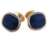 Запонки PATEK PHILIPPE Cufflinks Ellipse d'Or Blue XL 9102J(15663) №1