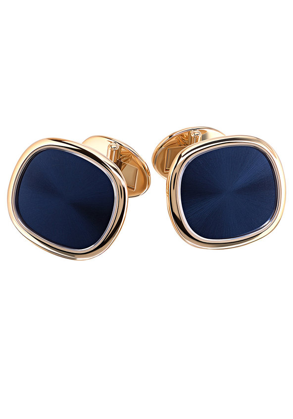 Запонки PATEK PHILIPPE Cufflinks Ellipse d'Or Blue XL 9102J(15663) №2