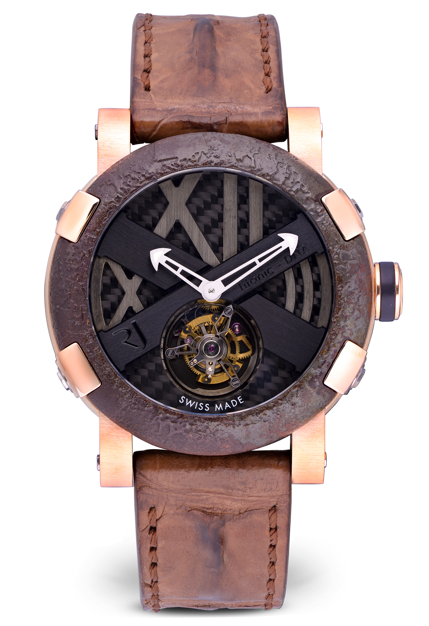 Швейцарские часы Romain Jerome Titanic-DNA Tourbillon TO.T.OXY3.2222.00.BB(12597) №3