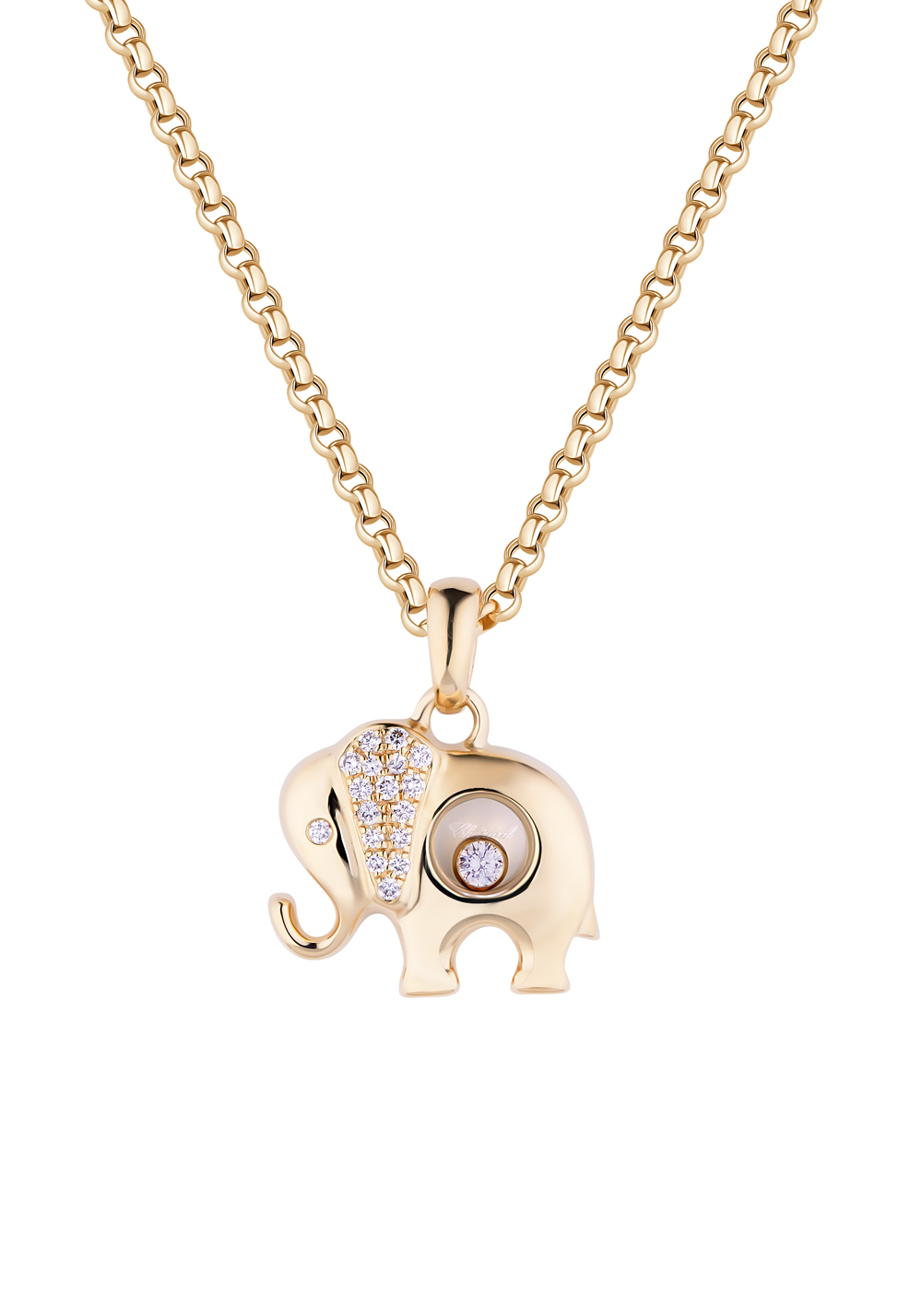 Подвеска Chopard Happy Diamonds Elephant Yellow Gold Pendant 79/2277-20(55486) №2