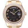 Швейцарские часы Rolex Day-Date President II 41mm Custom Black Diamond Bezel 218238(12616) №2