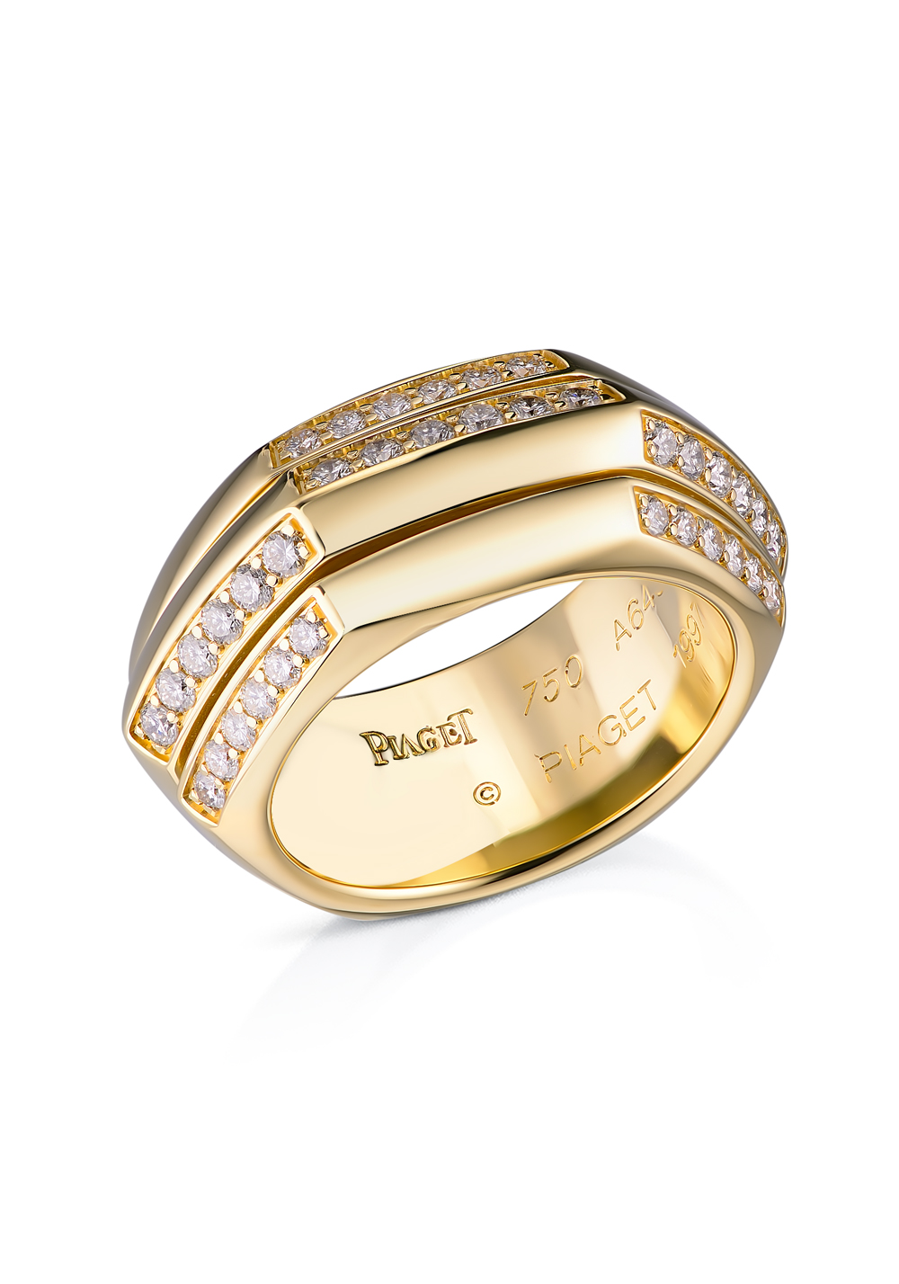 Кольцо Piaget Posession Yellow Gold Diamonds Ring(12657) №2