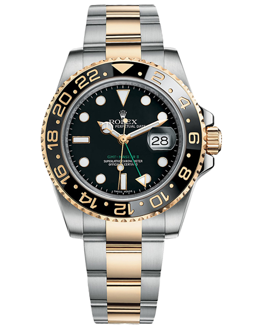 Швейцарские часы Rolex GMT-Master II 40mm Steel and Yellow Gold 116713LN(12531) №2