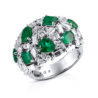 Кольцо Ralfdiamonds Emerald and Diamonds White Gold Ring(12685) №1