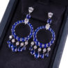 Серьги Graff Sapphire and Diamonds Gypsy Earrings GE(12698) №8