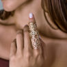 Кольцо No name Gothic Rose Gold & Diamonds(51132) №3