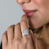 Кольцо GIA 5,68 ct G/VS2 Cushion Cut Diamond & White Gold(42156) №3