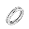 Кольцо Bvlgari B.Zero1 White Gold Single Band Diamond Ring AN850656(12385) №1