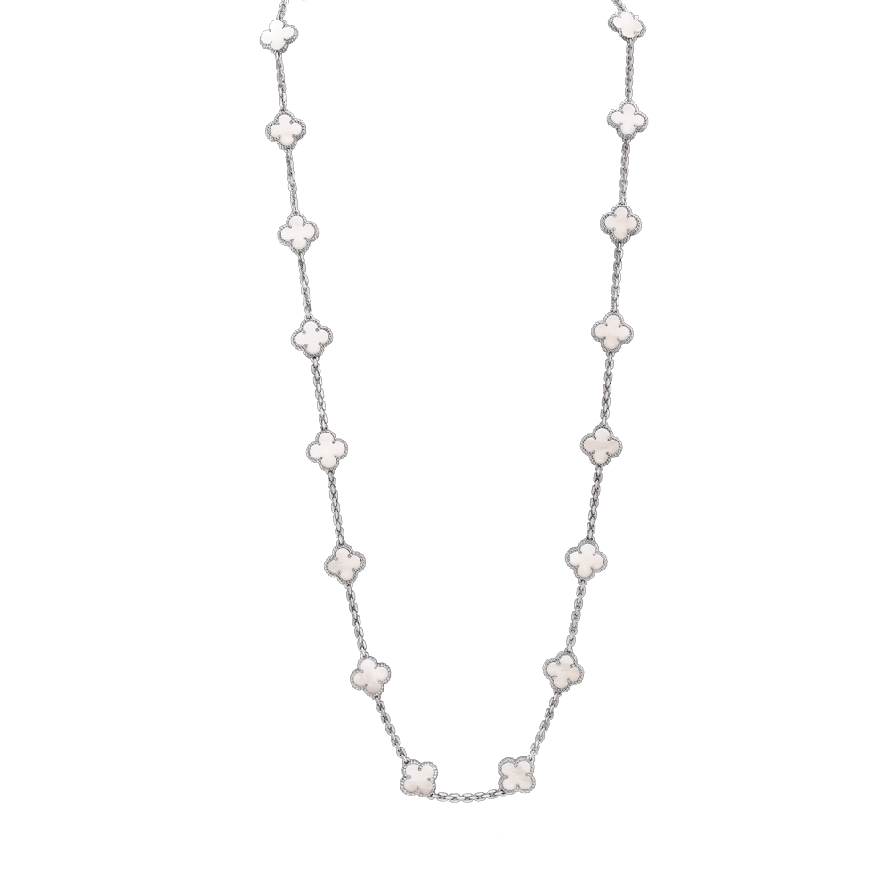 Колье Van Cleef & Arpels Vintage Alhambra long necklace 20 motifs VCARF48800(26028) №4