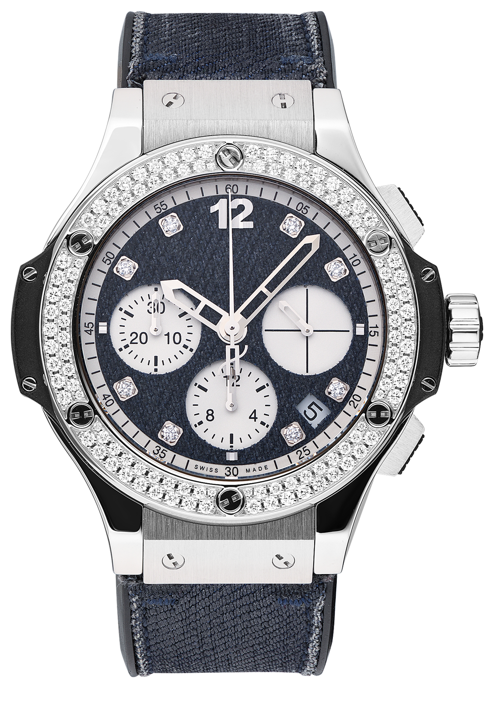 Швейцарские часы Hublot Big Bang Jeans Steel Diamonds 341.SX.2710.NR.1104.JEANS14(21778) №5