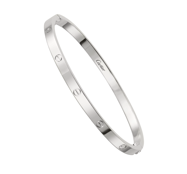 Браслет Cartier Love White Gold Small Model CRB6047418(17612) №6