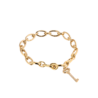 Браслет Tiffany & Co Yellow Gold Oval Link Charm Key(14790) №1