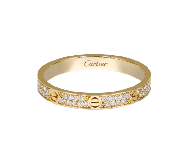 Кольцо Cartier Love Small Model Yellow Gold Diamonds B4218000(13110) №4