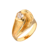 Кольцо No name 0.50 ct I/VS2 Pear cut diamond(17387) №1