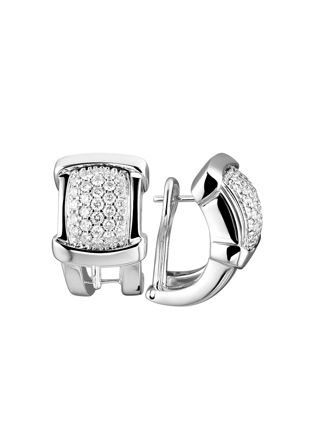 Серьги Damiani White Gold 0.88 ct Diamonds(13137) №3