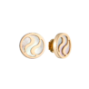 Пусеты Bvlgari Optical Illusion Collection Yellow Gold & Mother of Pearl(56402) №1