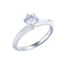 Кольцо Tiffany & Co Round Brilliant 0,23 ct E/VS1 in Platinum(56097) №1