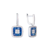 Серьги Sifani White Gold & Diamonds & Sapphires(56388) №1
