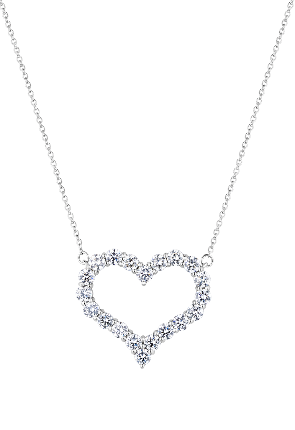 Подвеска Tiffany & Co Diamond Heart 1.96 ct Large Diamond Heart Pendant(12917) №4