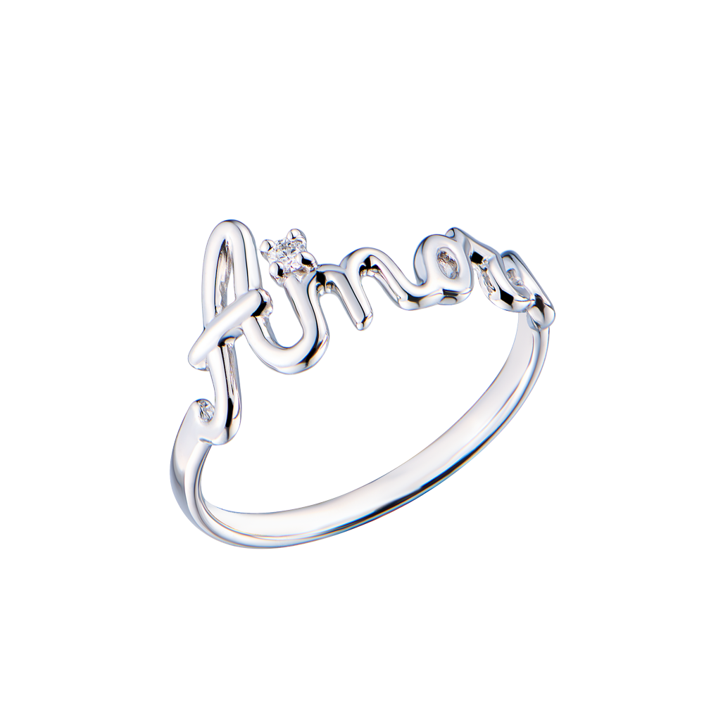 Кольцо Crivelli Amore White Gold & Diamond(56208) №2